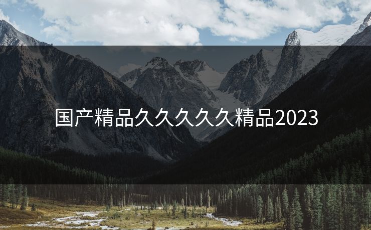 国产精品久久久久久精品2023